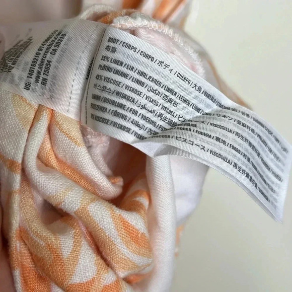 Abercrombie & Fitch Orange Floral Tank Top - Picture 8 of 8